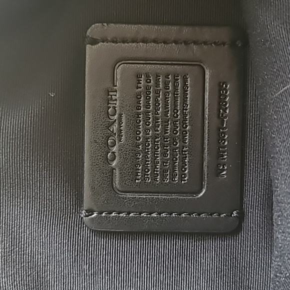 Coach Pebble Leather File Bag - Picture 8 of 9